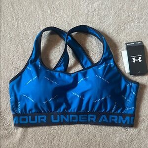 Under Armour Women's Vibrant Blue Sports Bra